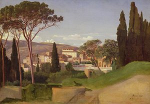 Utsikt over en romersk villa, 1844